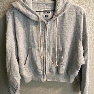 American Eagle Outfitters Women's Grey Hoodie
